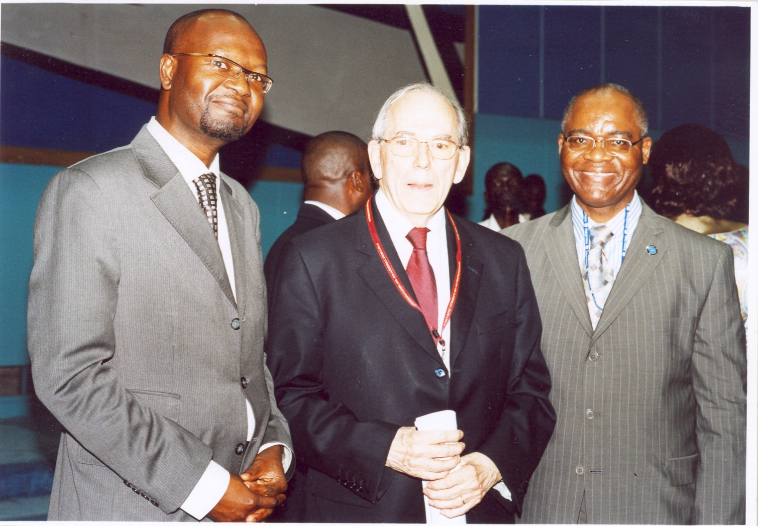 Dr Richard Dackam Ngatchou with Michel Camdessus, Former IMF Managing Director